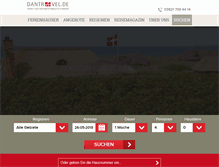 Tablet Screenshot of dantravel.de